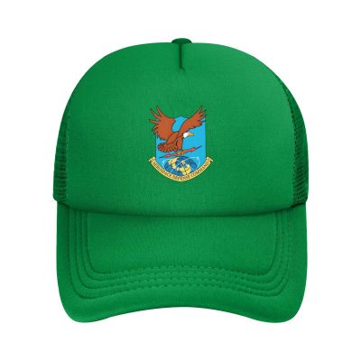 Air Defense Command Adjustable Mesh Baseball Cap Breathable Sports Outdoor Hat Green