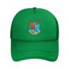 Air Defense Command Adjustable Mesh Baseball Cap  Breathable Sports Outdoor Hat Green view 1