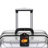 Espana Flag of Spain Spanish 2 Pcs Leather Luggage Tags with Stainless Steel Loop and Travel Cover view 4