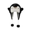 Cartoon Penguin Cute Cute Plush Hat Children's Autumn and Winter Warmth Thickened Windproof Ear Protection(Black) view 1