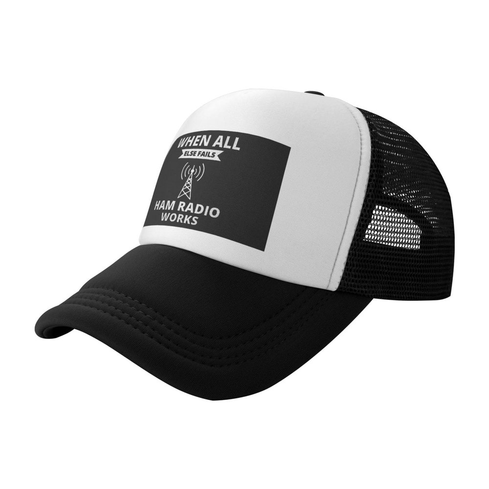 AIZBEGDLU Ham Radio Operator Mesh Back Trucker Cap Baseball Cap