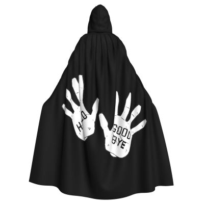 Umbrella-Academy - Klaus-Hands Unisex Hooded Cloak Cape for Christmas Halloween Cosplay Costumes Black