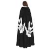 Umbrella-Academy - Klaus-Hands Unisex Hooded Cloak Cape for Christmas Halloween Cosplay Costumes Black view 4