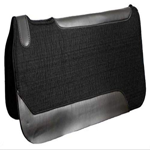 AD Saddlery Horse Saddle Felt Pad Western Comfort Equestrian Trail Hand Cutback Felt Work Woolen Horse Saddle Pad Felt Pad Size: 32" L x 31" W x 1" Thickness in inches FP101