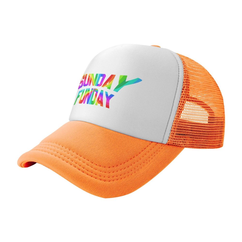 AIZBEGDLU Sunday Funday Mesh Back Trucker Cap Baseball Cap