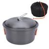 Camping Cooking Set, Camping Pots and Pans Set, Outdoor Picnic Pot, 5L Large Capacity, Camping Pot, Portable Camping Cookware Set for Camping, Picnic view 3