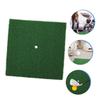 Gogogmee 2pcs Golf Swing Practice Mat Hitting Mat Grass Carpet Realistic Artificial Turf for Indoor Golf Practice view 3