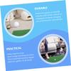 Gogogmee 2pcs Golf Swing Practice Mat Hitting Mat Grass Carpet Realistic Artificial Turf for Indoor Golf Practice view 4