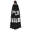 BYOBLU Fuck Inslee Unisex Hooded Cloak Cape for Christmas Halloween Cosplay Costumes Black view 4