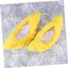 NULYLU 2pairs Boy Girl Elastic Skate Blade Covers Plush Water Absorption for Ice Skating Protects Blades from and Chipping Fits Youth view 4