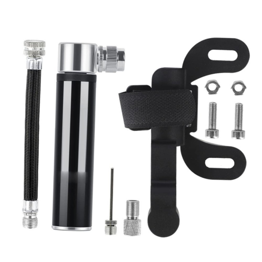 Mini Portable Manual Inflator, Bike Tire Pump Aluminum Alloy