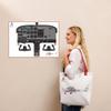 Cessna 172 White Tote Bag Pilot with Red Straps view 3