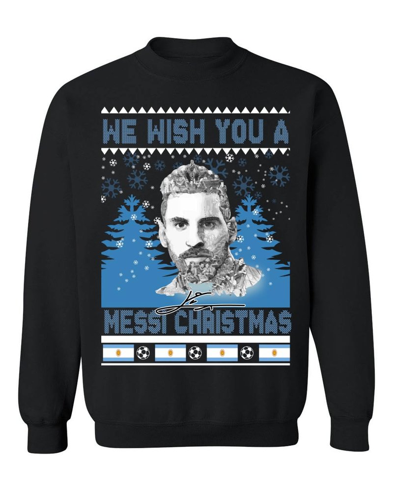 ALLNTRENDS Christmas Ugly Sweater Collection 2024 Cool Xmas Sweatshirts (M, Argentina)