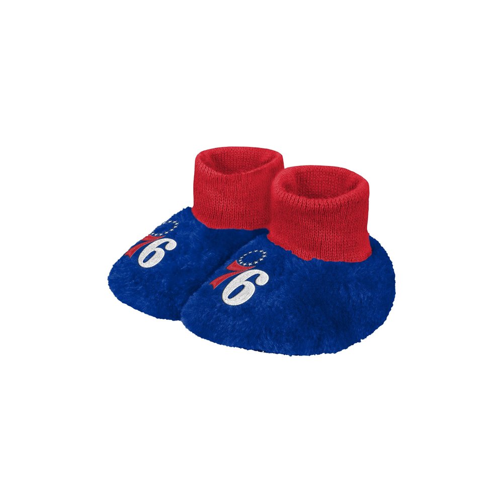 FOCO - NBA Big Logo Infant Baby Bootie Slipper Socks (Philadelphia 76ers, Small)