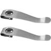IGRIXLSD 2PCS Deep Carry Pocket Clip Fit for Paramilitary 2 C81 C10, Silver Titanium Back Clip DIY Replacement Accessory view 1