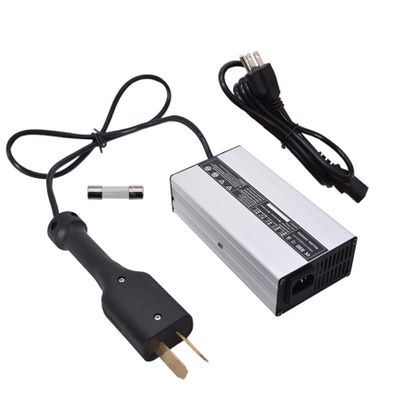 YSMN 36V 5A Golf Cart Battery Charger Crow Foot Replacement for Club Car Replacement for Yamaha Model Golf Cart with 2 Prong Plug