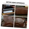 OSALADI 1pc Pu Leather Briefcase for Business Travel Stylish Shoulder Bag Fashionable College Organizes Personal Neatly view 3