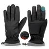 Bawnhaw Black Warm Waterproof Winter Ski-Gloves for Men Women, Windproof Anti-Slip Touchscreen Snow Gloves with Touchscreen Fingers for Cold Weather Skiing Driving Running Snowboarding Hiking Cycling view 1