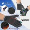 Bawnhaw Black Warm Waterproof Winter Ski-Gloves for Men Women, Windproof Anti-Slip Touchscreen Snow Gloves with Touchscreen Fingers for Cold Weather Skiing Driving Running Snowboarding Hiking Cycling view 4