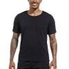 Landofgenie Post-Surgery Tear Away Snap Shirt Recovery Top Black 2XL view 1