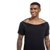 Landofgenie Post-Surgery Tear Away Snap Shirt Recovery Top Black 2XL view 4