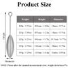 SagaSave Drop Shot Fishing Weights Kit Lead Freshwater Fishing Sinkers Bass Casting Removable Fishing Weights Saltwater Streamlined(120g / 4.23oz) view 2