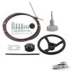TJHSM 16 FT Boat Steering Control Cable Outboard Mechanical Rotary Steering Kit with 3/4 Tapered Shaft Replacement for Yachts and Fishing Boats view 1
