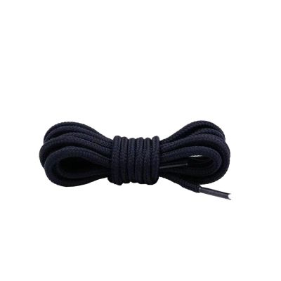NORAZE 2 Pcs/Pair 70/90/120/150 Cm Round Solid Polyester Shoelaces For Women Men Outdoor Hiking Boots Sports Shoes Lace Strings(Dark blue,70cm)