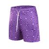 DIOTSR Mens Graphic Basketball Shorts Drawstring Running Workout Shorts Summer Cool Casual Shorts (05 Purple,X-Large) view 3