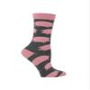 WHD Pig Crew Socks for Women & Men | Charcoal Heather, Large | 1-Pack view 4