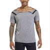 Landofgenie Post-Surgery Tear Away Snap Shirt Recovery Top Grey 2XL view 1