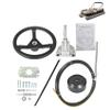 ANTUKO 13 Feet Boat Rotary Steering System Outboard Kit Replacement for Yachts Fishing Boats view 1