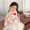 NPQPNAFC Scarf,Winter Unisex Cartoon Steric Bear Shaped Plush Scarf Girl Women Soft Thicken Warm and Windproof Scarf Outdoor Scarf(Khaki) view 2