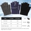 ORVINNER Kids Winter Gloves for Boys Girls, 3 Pairs Children Warm Wool Lined Gloves Toddler Thermal Knitted Mittens (Black/Navy/Dark Grey - Solid Color, 1-4 Years) view 4