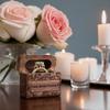 WERPEKA Wooden Ring Box for Wedding or Engagement, Ring Bearer Gift - Storage Box view 3