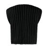 HUEAHDOU Women's Vests Lightweight Summer,Oversized Sweater Vest Women Casual V Neck Houndstooth Knit Sweaters 2025 Fall Aesthetic Checkered Work Vests(X-Large,Black) view 3