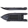 2 Person Inflatable Durable Fishing Kayak Armoured PVC Watercraft with Motor Mount Stern - 130'' x 43'' x 11.8 view 1