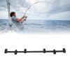 Aluminium Oy Fishing Rod Pod Stand Holder with Dual Heads 25cm Bar Bracket for Fishing Rod Rest and Buzz Stand. (4 heads 45cm) view 4