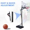 Portable Sports Basketball Hoop Outdoor, 7.5-10ft Adjustable Backboard System, Fillable Base, Weather-Resistant for for Adults/Teenagers/Youth in Backyard/Driveway/Indoor view 2