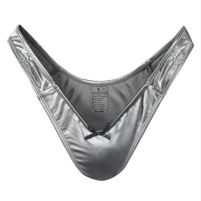 Landofgenie Thong Tucking Gaff Panties For Crossdressers Transgender Individuals Smooth Silky Hidden Gaff Shaping Brief Grey 4XL