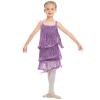 AFAVOM Toddler Girls Latin Dance Tassel Dress Sleeveless Fringe Cami Salsa Dress Dancewear 1920s Flapper Ballroom Dress Cha Cha Rumba Dancing Dress Kids Tango Samba Swing Dress Purple 5-6 Years view 1