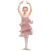 AFAVOM Toddler Girls Latin Dance Tassel Dress Sleeveless Fringe Cami Salsa Dress Dancewear Flapper Ballroom Dress Cha Cha Rumba Dancing Dress Kids Tango Samba Swing Dress Pink 6-7 Years view 1