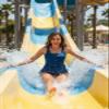 Aleumdr Womens Tankini Tops Swimwear Top Only Tummy Control Swimsuit Top Modest Drawstring Swim Tank Top Sail Blue Small view 4