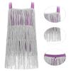 AFAVOM Toddler Girls Latin Dance Tassel Dress - 1920s Sleeveless Fringe Cami Salsa Dancewear Flapper Ballroom Cha Cha Rumba Dancing Kids Tango Samba Swing - Silver 2-3 Years view 3