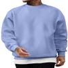 JMIERR Mens Casual Crewneck Sweatshirts Regular Fit Midweight Long Sleeve Outdoor Pullover Oversized Shirt, US50(2XL), Sky Blue view 1