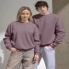 JMIERR Mens Shirts Cotton Midweight Pullover Sweatshirts Fleece Casual Fashion Long Sleeves Clothing Mens Winter Apparel, US40(M), Valerian view 3