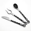 Lord of Battles Medieval Cutlery Set Functional Camp Gear Rustic Viking Cutlery Set | Pack of Medieval Knife, Fork, Spoon | Handforged Feating Set (Mild Steel) view 1