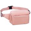 Fanny Pack Waist Pack Crossbody Bags for Women, Waterproof Sling Bag Cross Body Bag for Running Sports Travel - Pink view 1