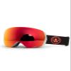 COPOZZ H2 Ski Goggles, Hyperbolic OTG Snow Goggles, Reduce Visual Distortion, Anti Fog UV Protection Interchangeable Lens, Snowboard Goggles for Adult Men Women Youth - Silver Frame Red Lens(vlt 23%) view 1