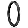 King Will 2mm Black Tungsten Men's Wedding Band - Brushed Matte Finish, Beveled Polished Edge, Comfort Fit Size 8 view 1